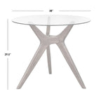 Lifestorey Trita Round Glass Table