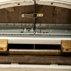 Carolina Crossing Antique Honey White Pedestal Table Set