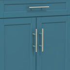 HOMCOM Kitchen Island on Wheels, Rolling Kitchen Cart with Stainless Steel Countertop, Drawer, Gray