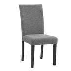 Paulina Contemporary Grey Faux Marble 5-Piece Round Dining Table Set by Furniture of America