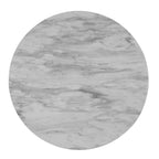 Paulina Contemporary Grey Faux Marble 5-Piece Round Dining Table Set by Furniture of America