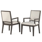 Steve Silver Milano Wooden Arm Chair, Set of 2