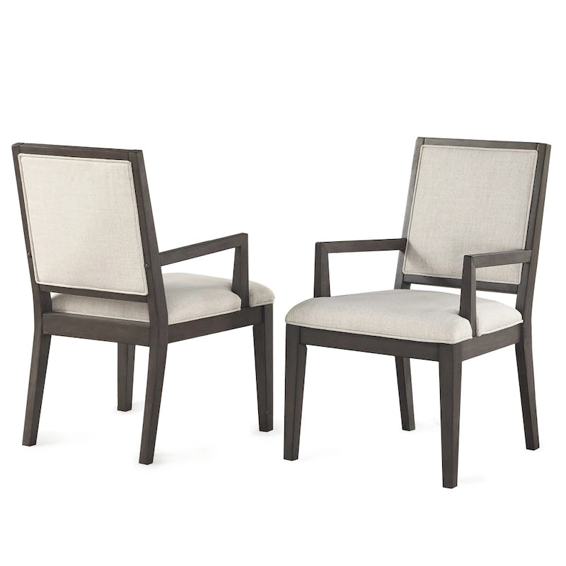 Steve Silver Milano Wooden Arm Chair, Set of 2