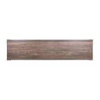 Conner Rustic Black and Dark Walnut 70-inch Steel 2-Shelf TV Console by Furniture of America