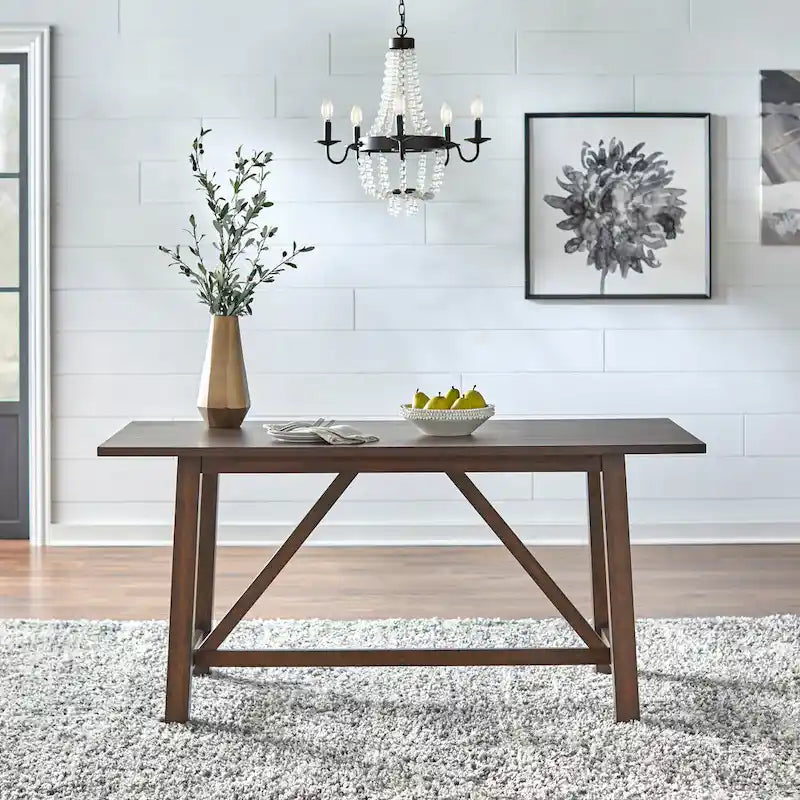 Simple Living Homestead Trestle Dining Table