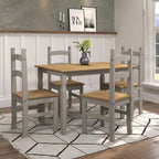 Solid Wood Dining Chairs (Set of 2) Farmhouse - Corona Collection