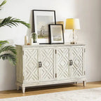Angel Traditional Distressed Storage Sideboard with Adjustable Shelves by HULALA HOME