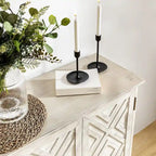 Angel Traditional Distressed Storage Sideboard with Adjustable Shelves by HULALA HOME