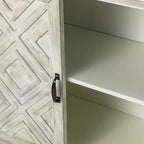 Angel Traditional Distressed Storage Sideboard with Adjustable Shelves by HULALA HOME