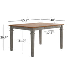Elena Wood Counter Height Dining Table by iNSPIRE Q Classic