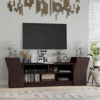 Tai Contemporary 71-inch 3-Open Shelf TV Console by Furniture of America