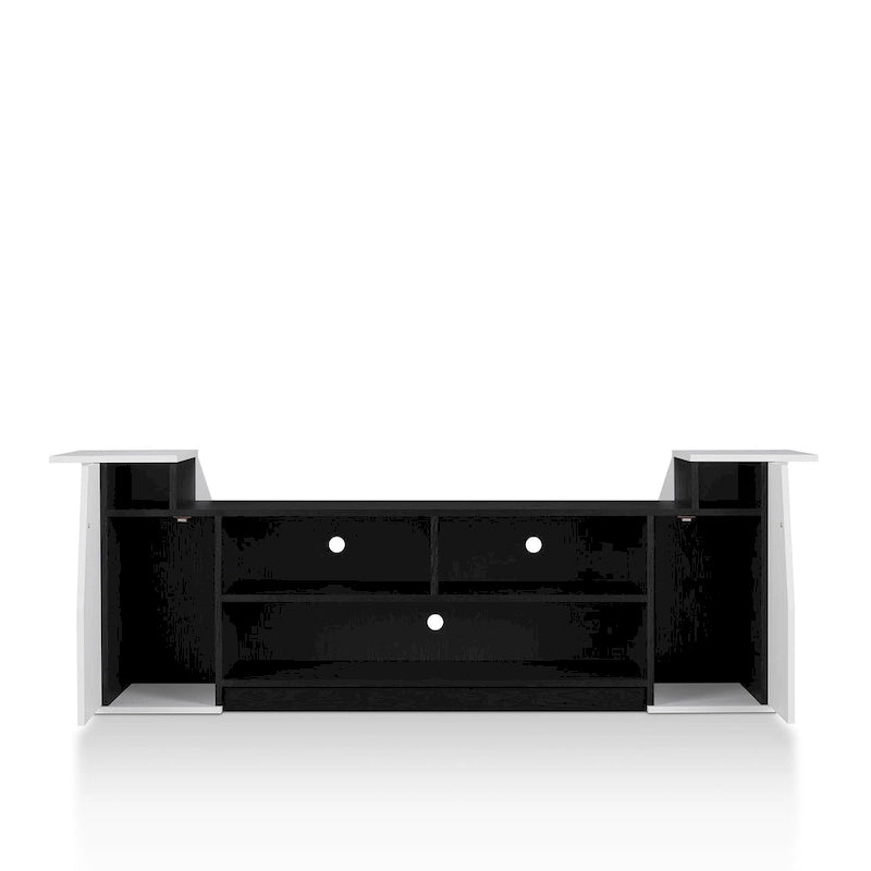Tai Contemporary 71-inch 3-Open Shelf TV Console by Furniture of America