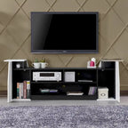 Tai Contemporary 71-inch 3-Open Shelf TV Console by Furniture of America