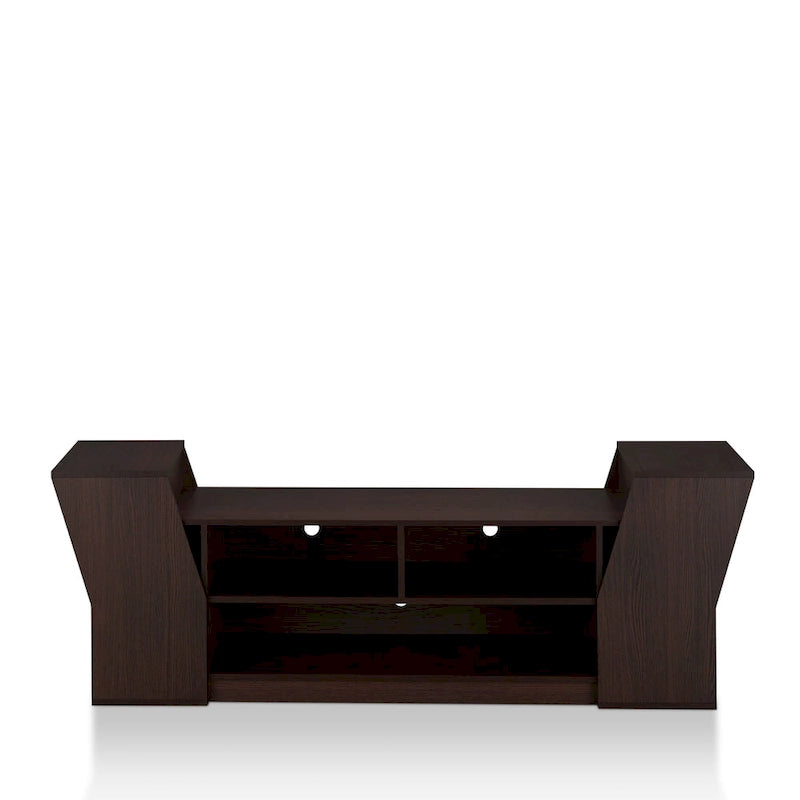 Tai Contemporary 71-inch 3-Open Shelf TV Console by Furniture of America