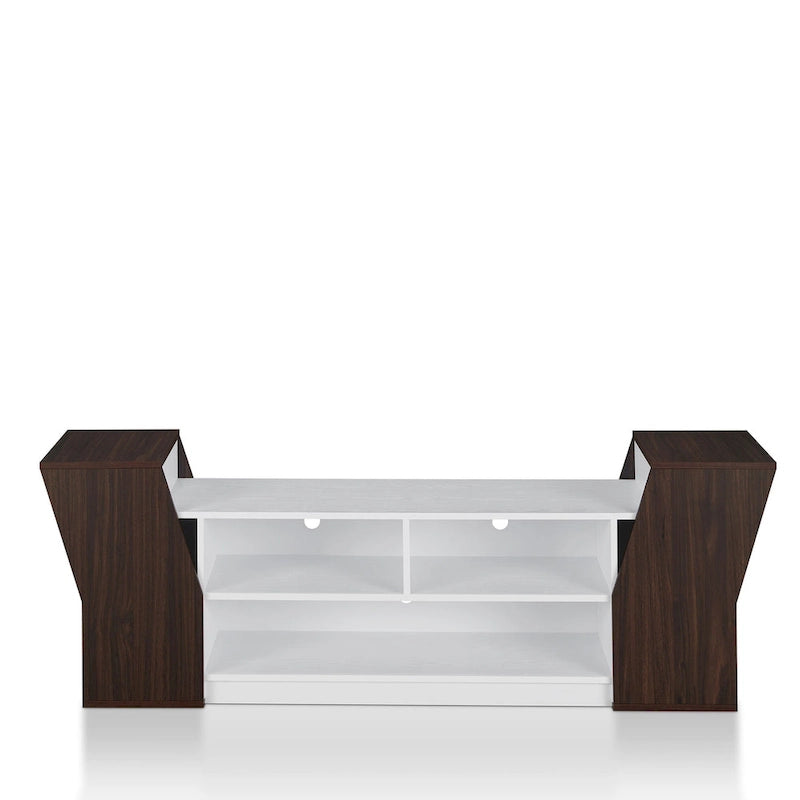 Tai Contemporary 71-inch 3-Open Shelf TV Console by Furniture of America
