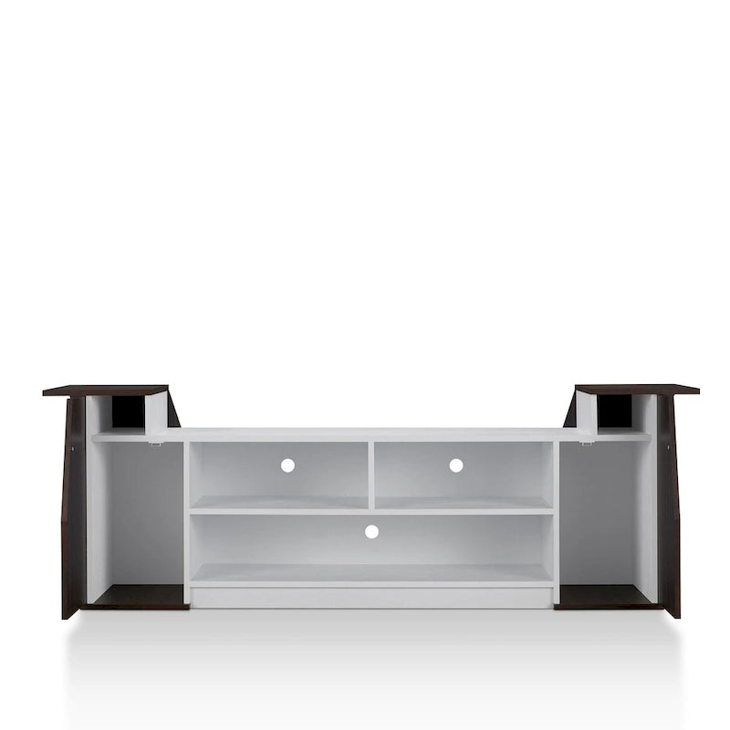 Tai Contemporary 71-inch 3-Open Shelf TV Console by Furniture of America