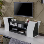 Tai Contemporary 71-inch 3-Open Shelf TV Console by Furniture of America