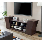 Tai Contemporary 71-inch 3-Open Shelf TV Console by Furniture of America
