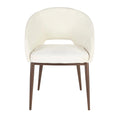 Carson Carrington Vika Upholstered Dining Chair with Copper Metal Legs