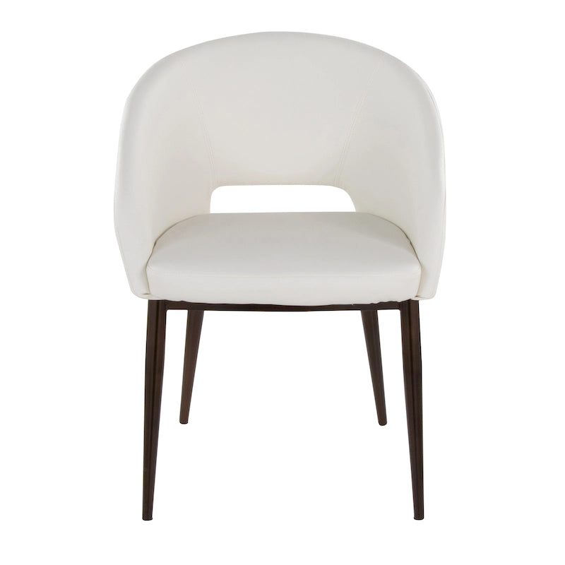 Carson Carrington Vika Upholstered Dining Chair with Copper Metal Legs