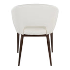 Carson Carrington Vika Upholstered Dining Chair with Copper Metal Legs