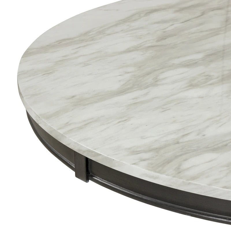 5 Pieces Dining Table and Chairs Set for 4 Persons