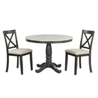 5 Pieces Dining Table and Chairs Set for 4 Persons