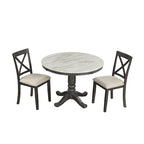 5 Pieces Dining Table and Chairs Set for 4 Persons