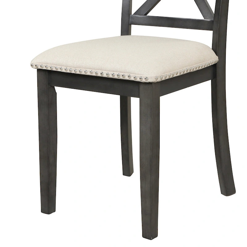 5 Pieces Dining Table and Chairs Set for 4 Persons