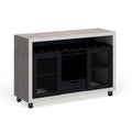 Furniture of America Sene Contemporary 4-shelf Rolling Buffet