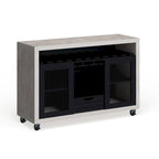 Furniture of America Sene Contemporary 4-shelf Rolling Buffet