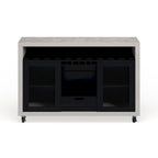 Furniture of America Sene Contemporary 4-shelf Rolling Buffet