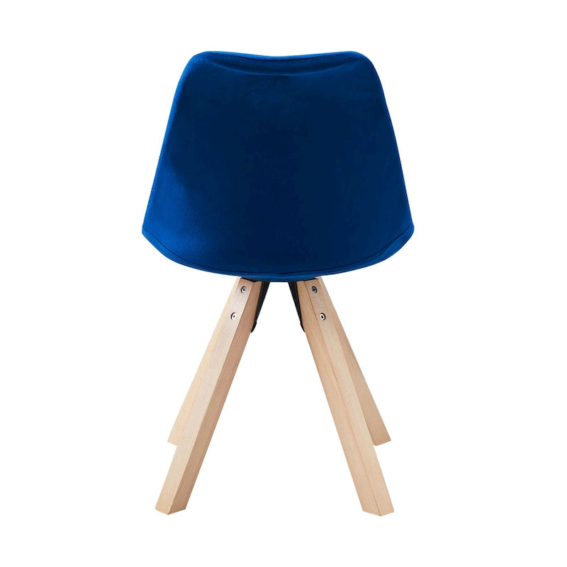 Porthos Home Poppy Dining Chairs Set of 2, Velvet and Beechwood