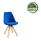 Porthos Home Poppy Dining Chairs Set of 2, Velvet and Beechwood