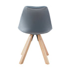 Porthos Home Poppy Dining Chairs Set of 2, Velvet and Beechwood