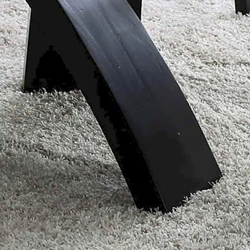 Furniture of America Zibo Contemporary 52-inch Round Glass Top Dining Table