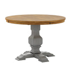 Eleanor Two-tone Round Top Dining Table by iNSPIRE Q Classic