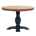Eleanor Two-tone Round Top Dining Table by iNSPIRE Q Classic