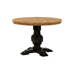 Eleanor Two-tone Round Top Dining Table by iNSPIRE Q Classic