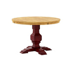 Eleanor Two-tone Round Top Dining Table by iNSPIRE Q Classic