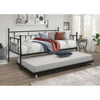 Aine Twin Metal Daybed with Trundle
