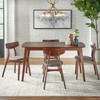Simple Living Solid Beechwood Cadiz 5-piece Dining Set