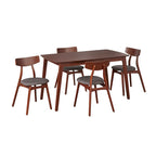 Simple Living Solid Beechwood Cadiz 5-piece Dining Set