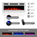 Granero WH-EF Electric Fireplace 79 TV Stand