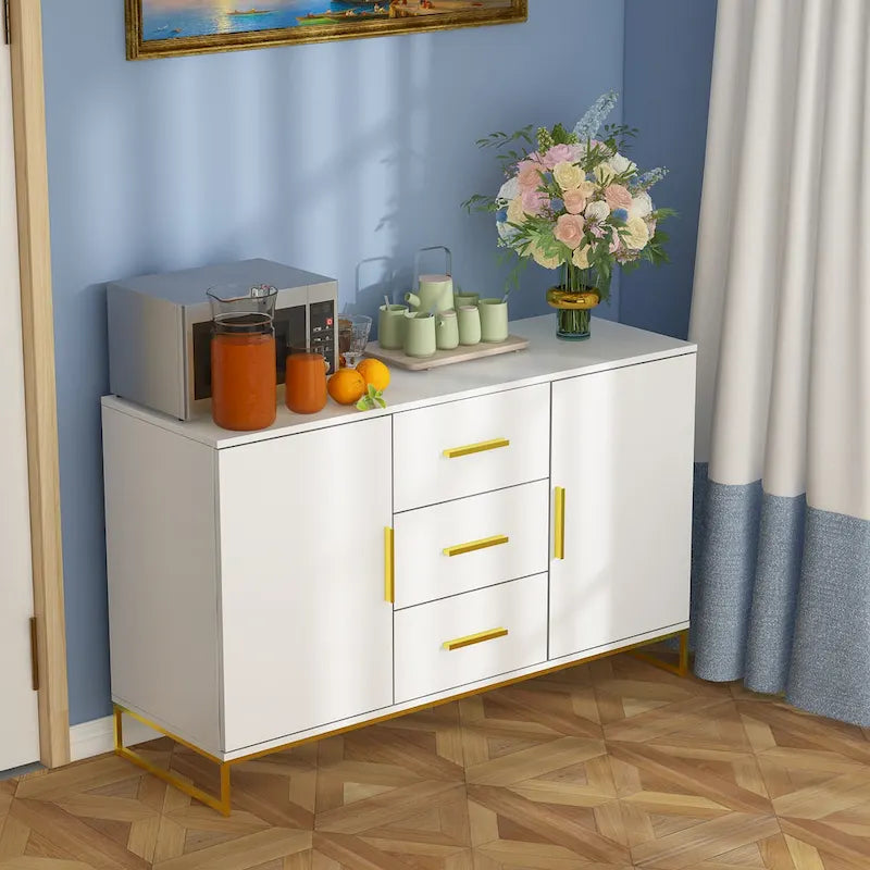 47.2W x 29.3H Sideboard Serving Buffet Storage Cabinet Cupboard