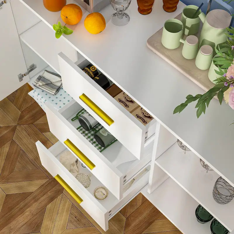 47.2W x 29.3H Sideboard Serving Buffet Storage Cabinet Cupboard