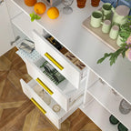 47.2W x 29.3H Sideboard Serving Buffet Storage Cabinet Cupboard