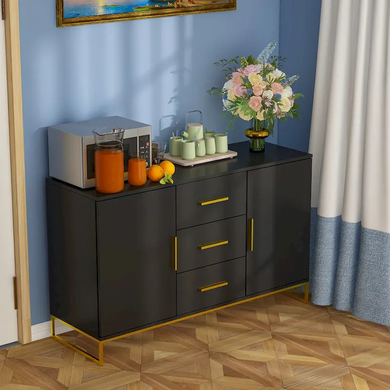 47.2W x 29.3H Sideboard Serving Buffet Storage Cabinet Cupboard