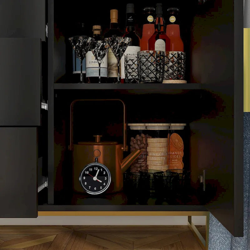 47.2W x 29.3H Sideboard Serving Buffet Storage Cabinet Cupboard