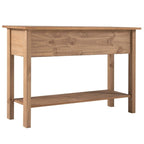 Wood Hall Table Console 3 Drawers Corona